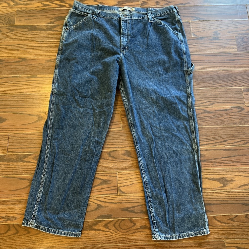 Vintage Y2K Lee Dungarees Carpenter Jeans Tag Size 44x32 (44x31) VF Jeanswear - Picture 6 of 16